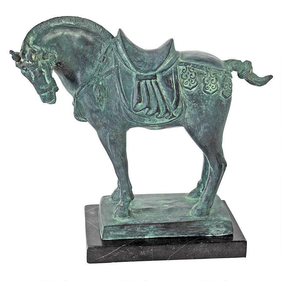 100-bronze-chinese-horse-tang-dynasty-618-907-sculpture-statue