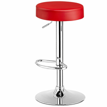 Set of 2 Adjustable Swivel Round Bar Stool  Pub Chair image 12