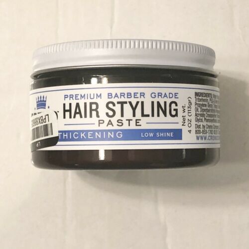 Cremo Barber Grade Hair Styling Texture Thickening Paste 4 Oz NEW High