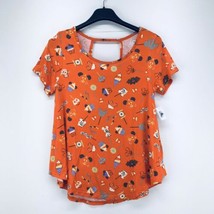 Disney Parks Women's XS Shirt 2020 Halloween Candy Mickey Mouse Orange G22 NWT - $39.99