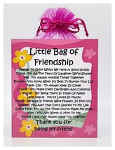 Little Bag of Friendship - Unique Fun Novelty Gift & Greetings Card All In One / - $6.25