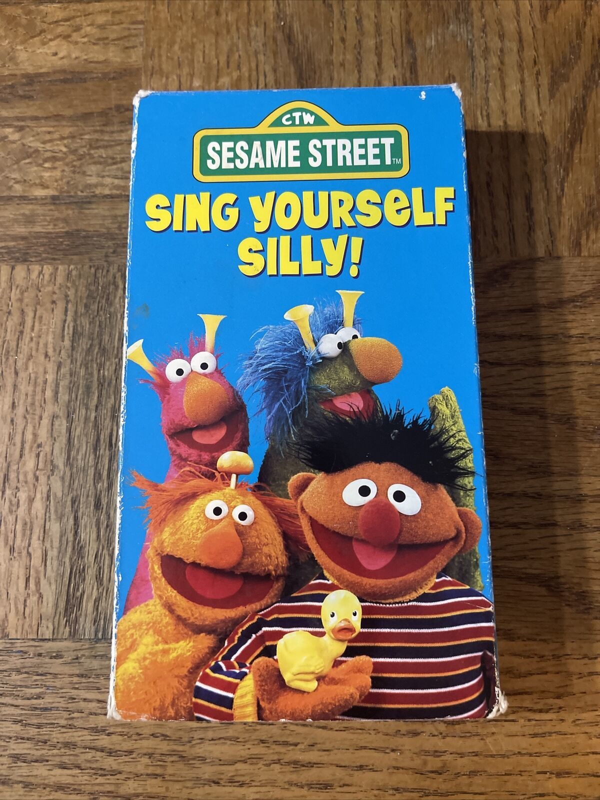 Sesame Street Sing Yourself Silly VHS - CDs