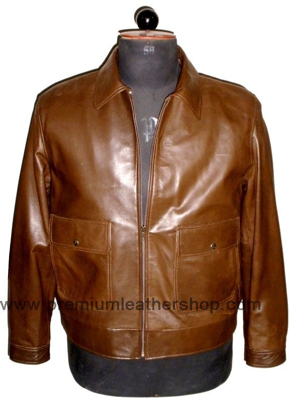 NWT Men's Classic Vintage Bomber Leather Jacket Style M96 - Outerwear