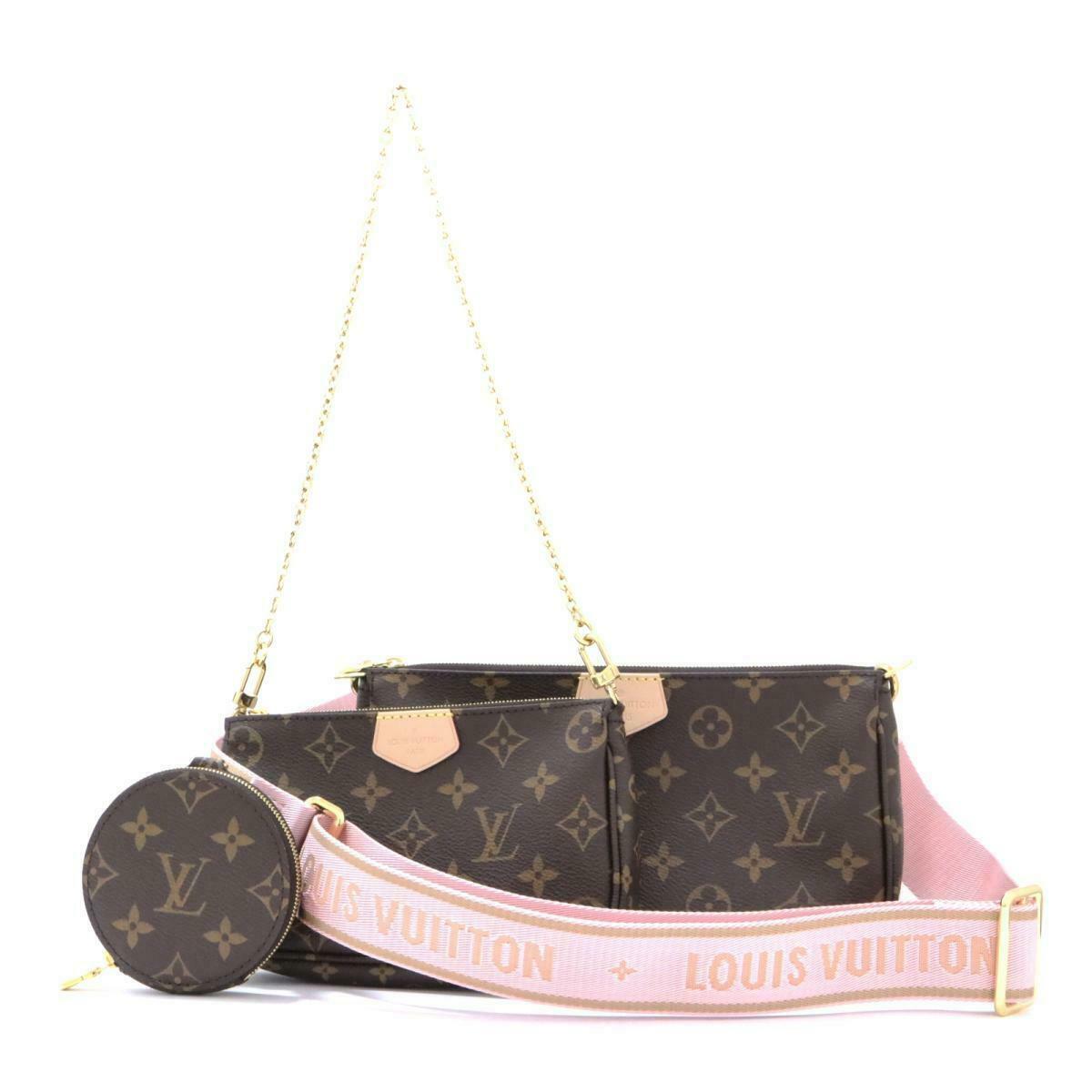 Louis Vuitton Multi Pochette Handbag Pink / Rose M44840