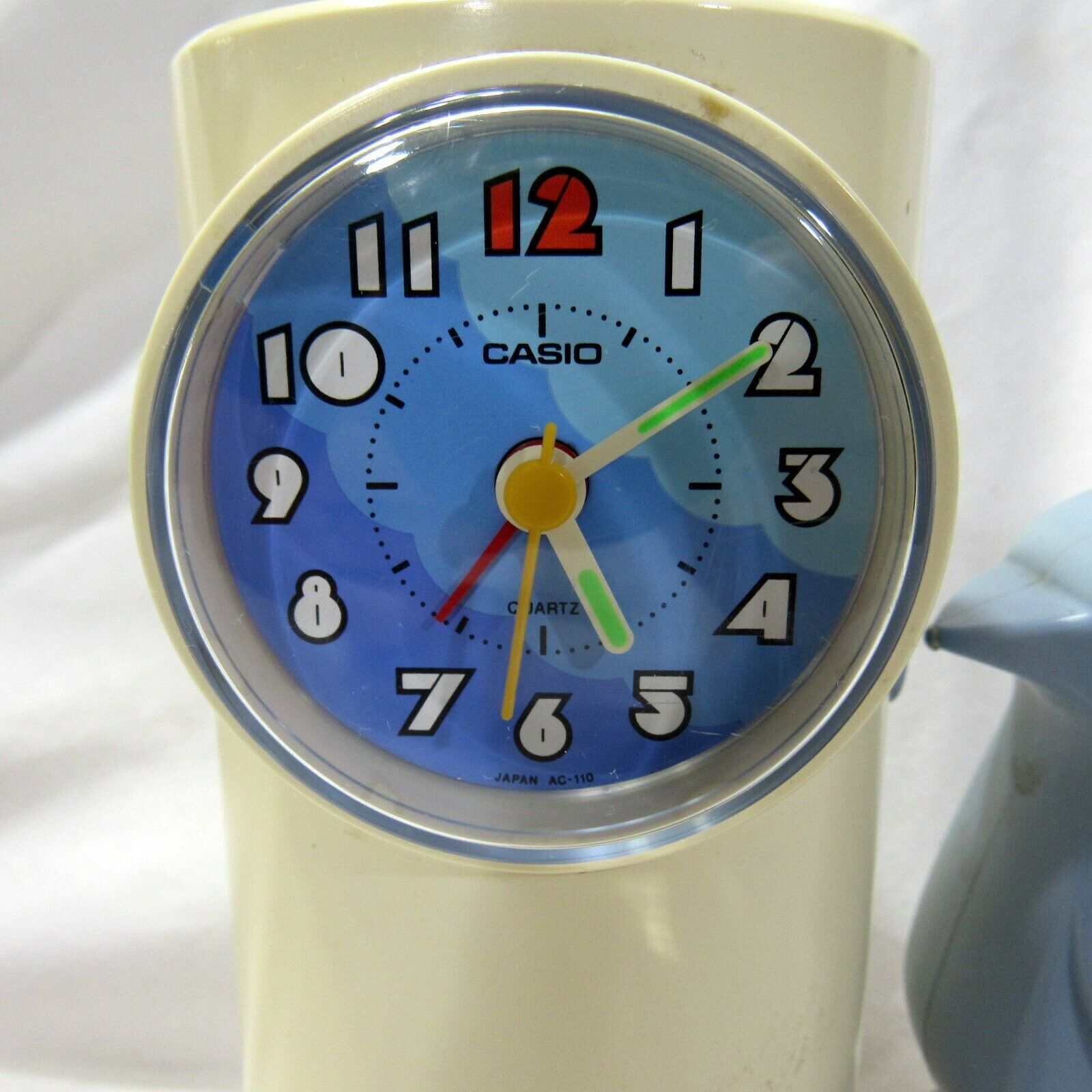Vintage Casio Alarm Clock Woodpecker Made in Japan 80s 90s Tested Works