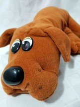 Vintage 1985 Chocolate Brown Pound Puppy Short Ears 18" Long 807905 - $20.25