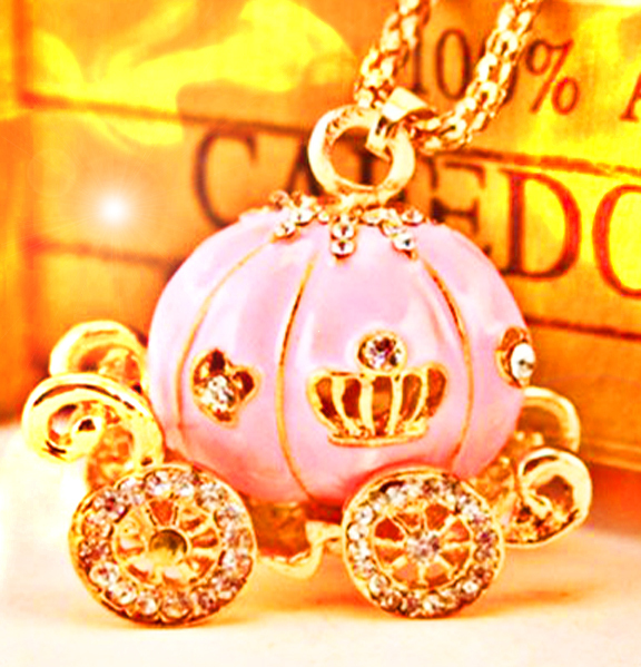 Primary image for HAUNTED NECKLACE 3X POTENT WISHING MAGICK PRINCESS CARRIAGE 925 WITCH CASSIA4