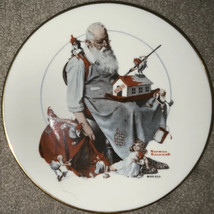 Santa’s Helpers, By Norman Rockwell Collector Plate (Gorham, 1979) - $11.29