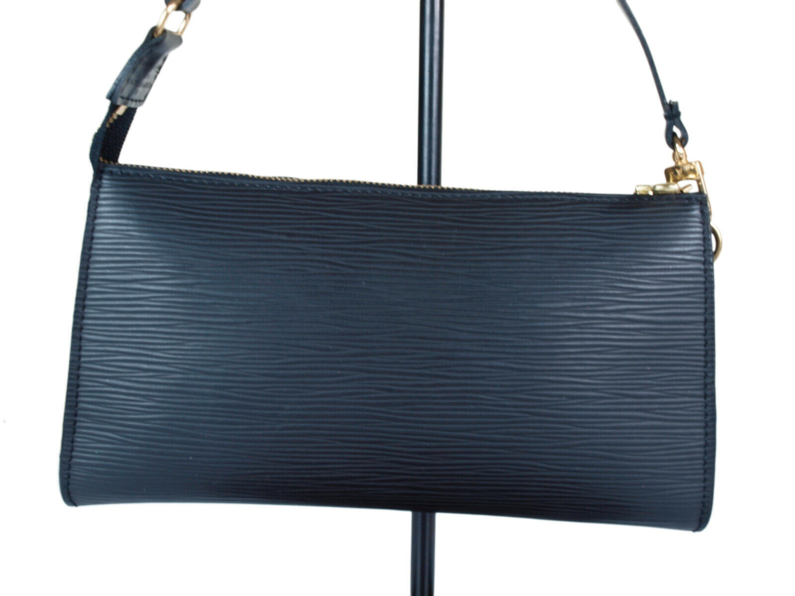 Authentic LOUIS VUITTON Pochette Accessoires Black Epi Leather Hand Bag LP2283 - Women&#39;s Bags ...