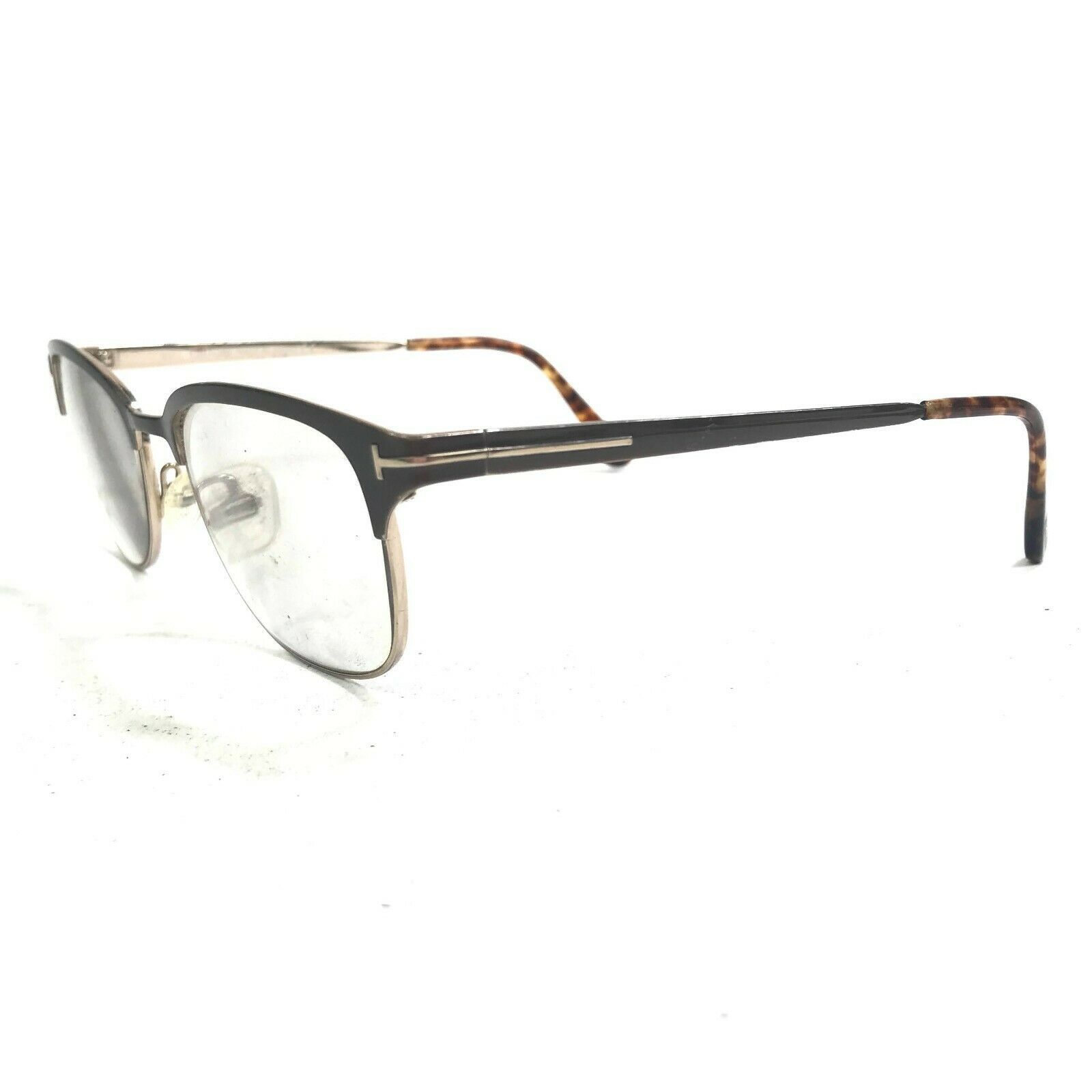 Primary image for Tom Ford TF5381 050 Eyeglasses Sunglasses Frames Cat Eye Titanium Gold Tortoise