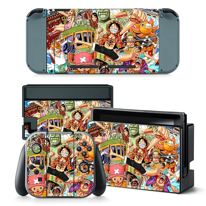 Anime One Piece Luffy Nintendo Switch Console Joy-Con Vinyl Decal Skins