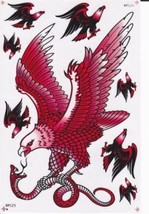 D275 Eagle Wing Bird Sticker Decal Racing Tuning Size 27x18 cm / 10x7 inch - $3.49