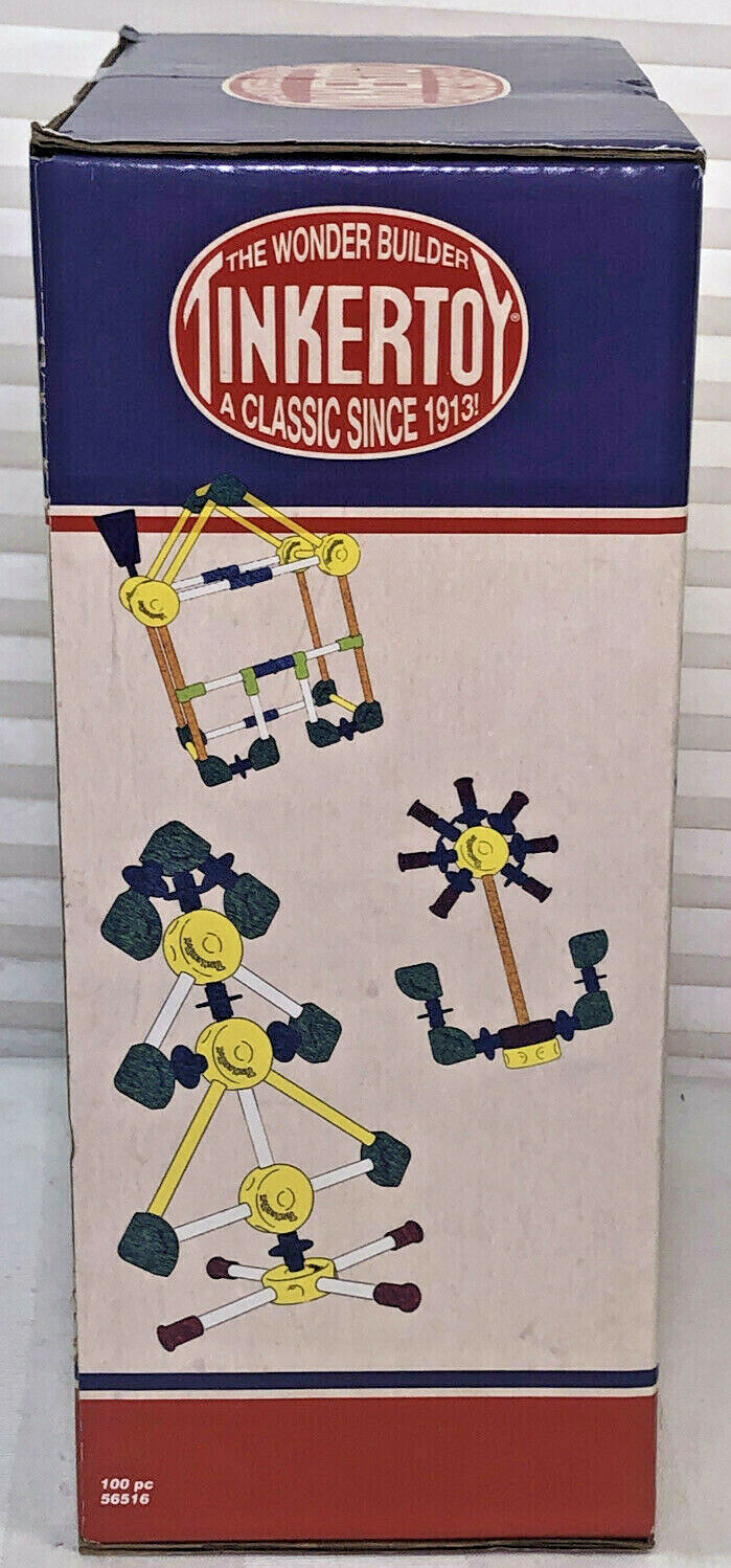 K'NEX TINKERTOY Classic Retro Building 100PC 15 Model Education ...