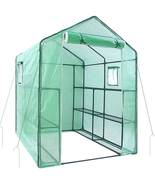 Greenhouse for Outdoors with Observation Windows, Ohuhu Walk-In Plant Gr... - $111.54