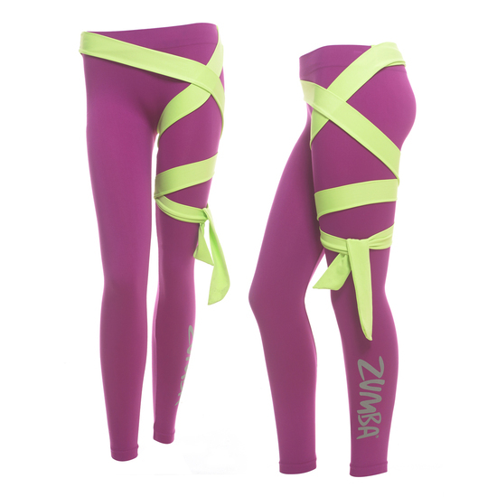 NEW Zumba Marvelous Seamless Leggings Plum XXL - $39.99
