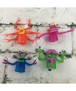 Set Of 4 Monster Finger Puppets For School Daycare Imaginary Play - $11.88