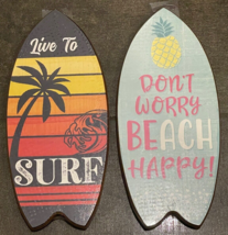 2 - Decorative Home Graphic Surfboard Table Standing Sign 12&quot;x5&quot; - FREE ... - $26.92