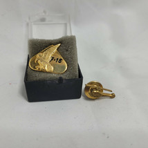 Helicopter & F-16 Eagle Lapel Pins Goldtone Army Military Airforce United States - $31.25