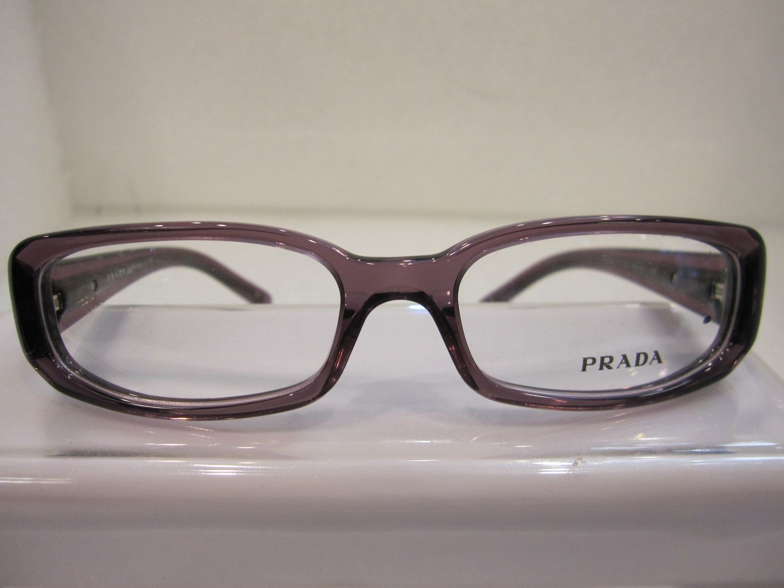 Prada Eyeglasses VPR 05L c. 7WR1O1 in Purple & Silver 51mm Eyeglass