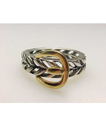 BELT BUCKLE RING in Sterling Silver - Size 5 - £31.36 GBP