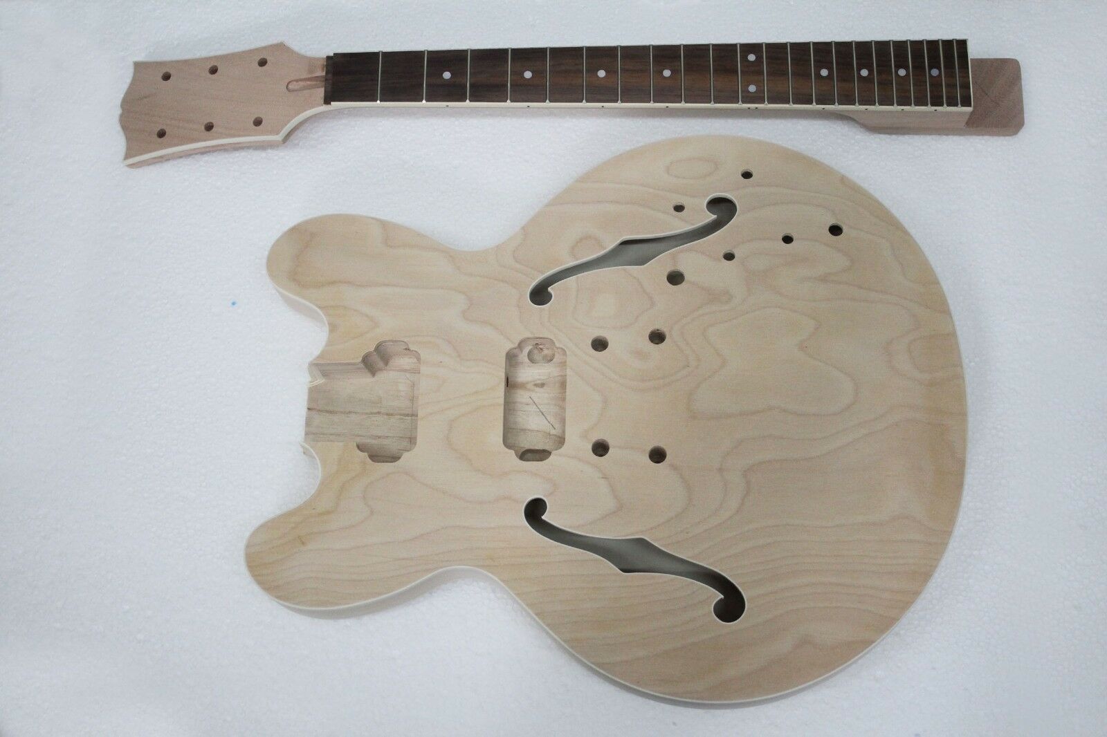 project electric guitar kit semihollow jazz guitar body Guitar Builder/ Luthier Supply