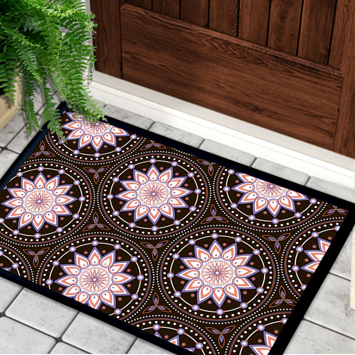 Outdoor Home Decor Door Mat Non Slip Rubber Office Floor Entrance Rug