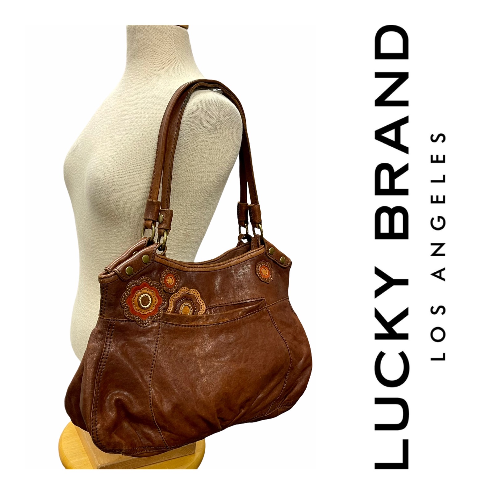 Lucky brand best sale leather handbags