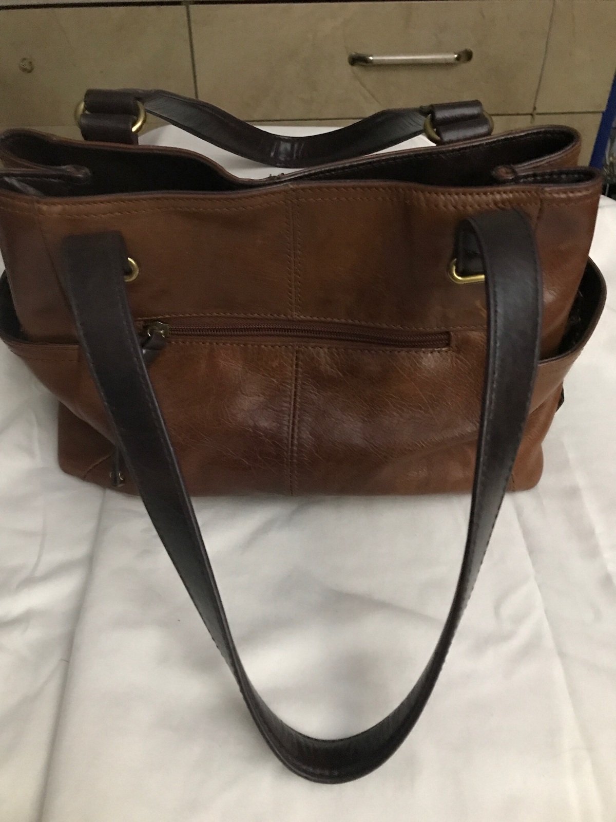 Authentic Tignanello Brown Leather Satchel - Handbags & Purses