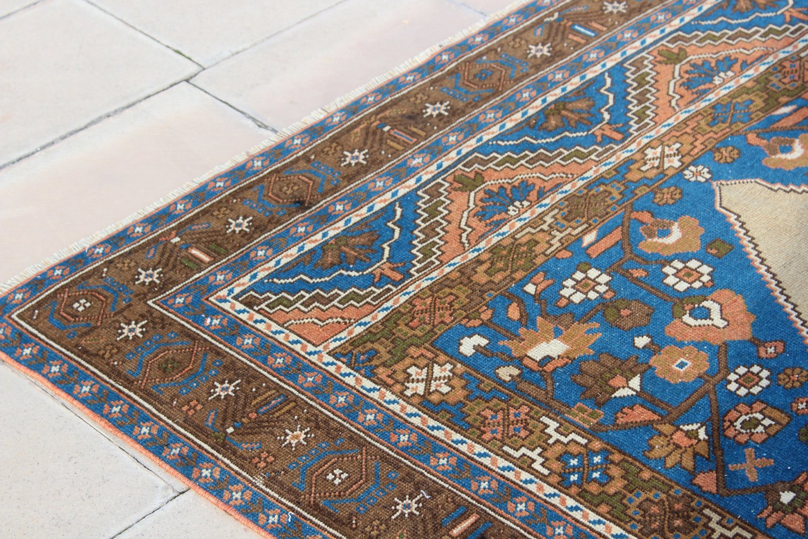 Turkey Rug, Oushak Pastel Faded Vintage Turkish Rug Area Rugs