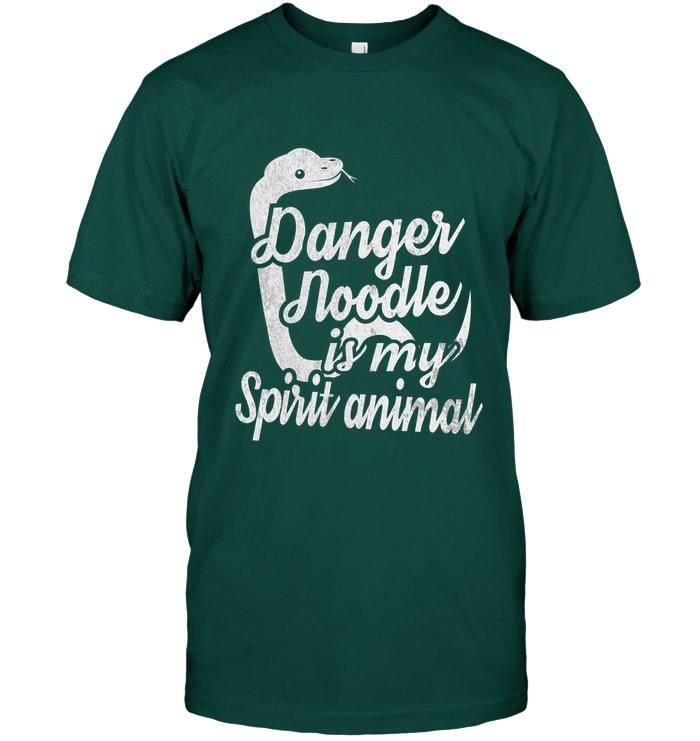 Danger Noodle Is My Spirit Animal Funny Snake Lover T Shirt Vintage Men Gift Tee - T-Shirts
