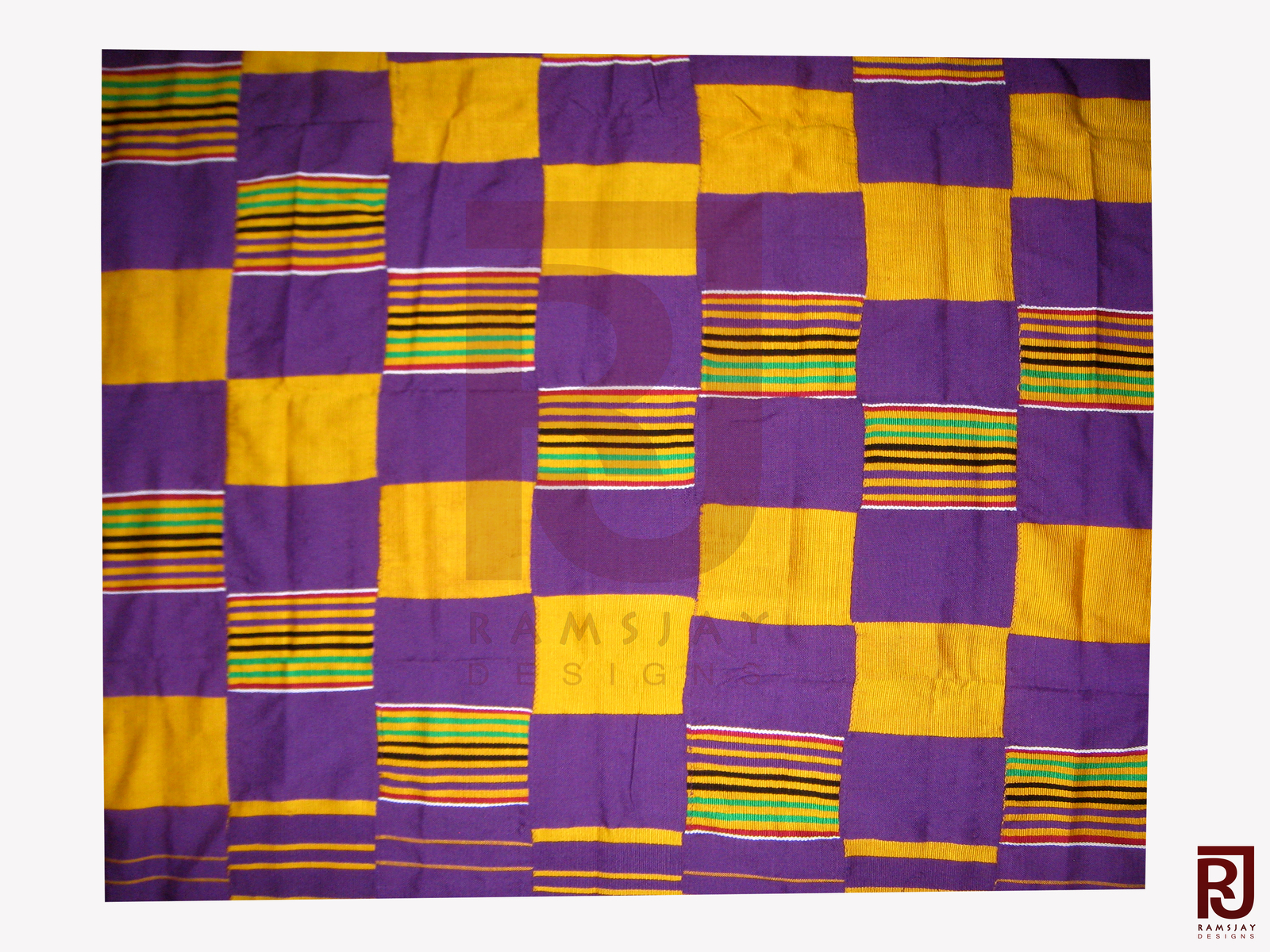 Kente Handwoven Cloth Kente Asante Kente Fabric Ghana Kente 