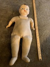 Vintage IN Horsman Composition Cloth Baby Boy Character Doll 21" High Antique... - $67.87