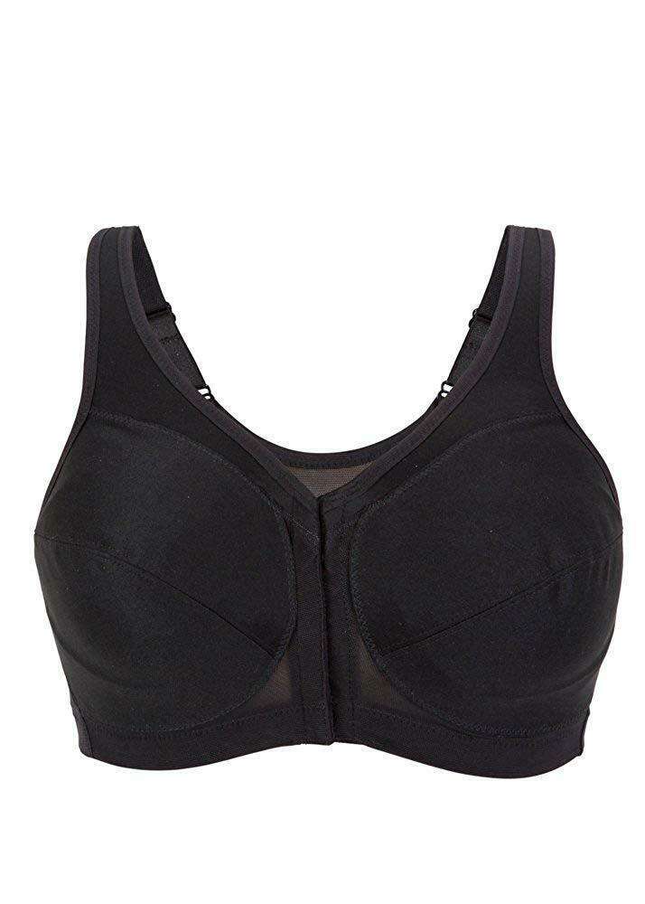 GLAMORISE Black Magic Lift Posture Back Support Bra, US 46H, UK 46FF ...