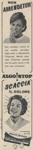 V4873 Tablets Algostop - 1958 Advertising Age - Vintage Advertising - $5.49
