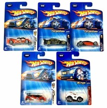 Lot of 5 Mixed 2004 Hot Wheels Collectible Mattel Toy Cars Age 3+ New & Sealed - $25.74