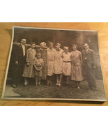 Vintage 8x10 1930s Family Photo - $11.29