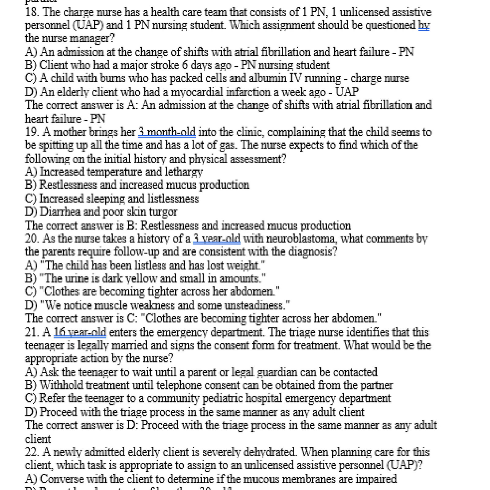 2020 HESI RN V2 160 PRACTICE questions with answers, version 2 ...