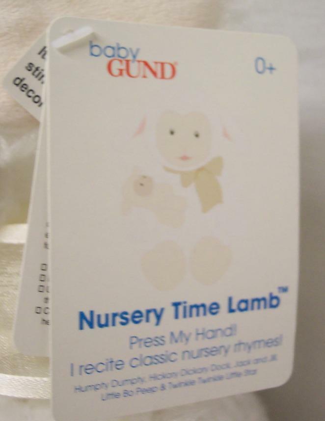 gund nursery rhyme lamb