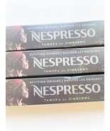 Nespresso Original Line Tamuka Mu Zimbabwe 5 Sleeves 50 Capsules Rare - $99.00