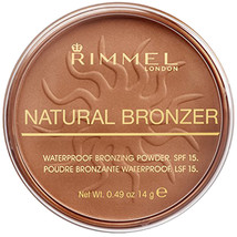 NEW Rimmel Kit Sun Bronze Natural Bronzer & Natural Pressed Powder w/Draizee Bag - $14.96