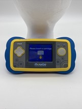 Vtech MobiGo Touch Learning System Game Console Blue &amp; Yellow - Tested - $18.50