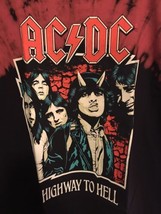 AC/DC Highway To Hell Album Cover Tie Dye Men&#39;s Graphic T-SHIRT 2XL NEW - £19.78 GBP