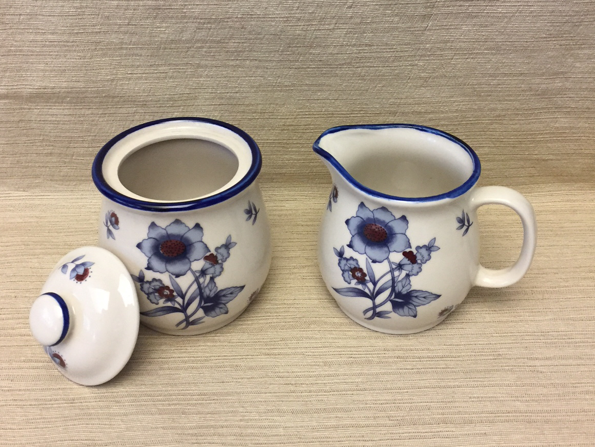 Vintage Newcor Stoneware creamer and sugar and 50 similar items