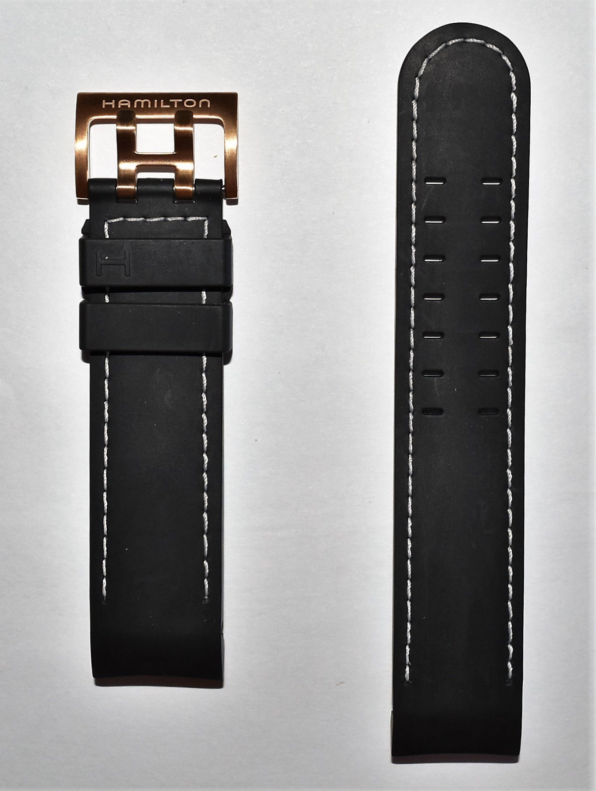 hamilton watch rubber strap