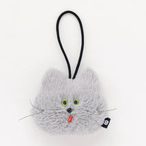 Romane Cat Bear Korean Character Fur Key Ring Keychain Bag Key Holder Accessory image 4