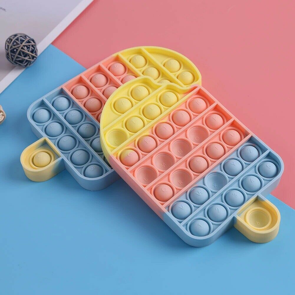 New Kids Toy Push Pop Bubble Sensory Fidget Special Needs Autism Classroom Gift