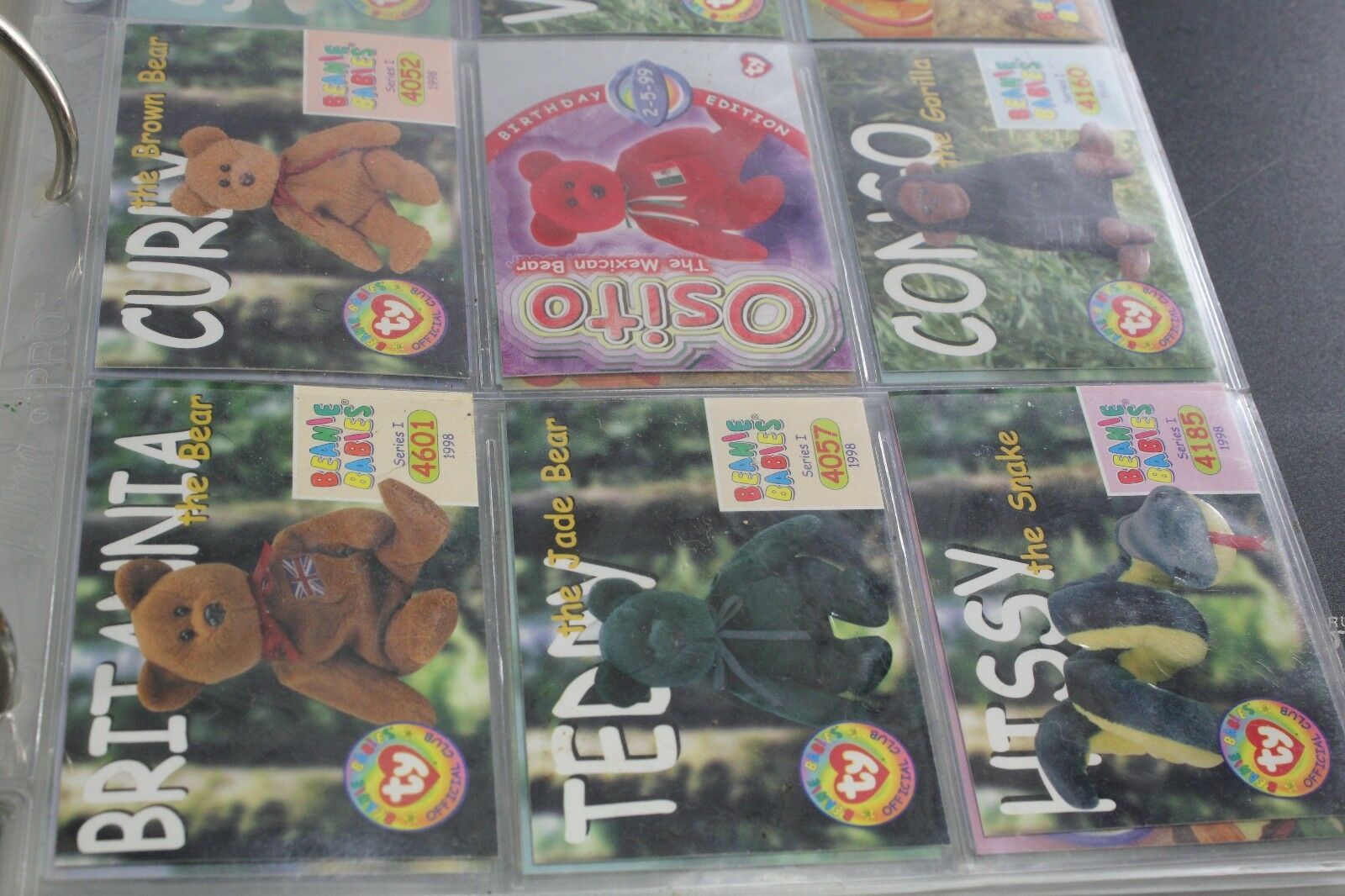 Lot Of TY Beanie Baby Trading Cards Some Rare See Photos! Trading Cards