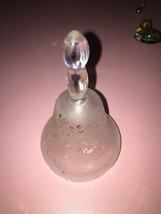 Glass Dinner Bell vintage - $17.46
