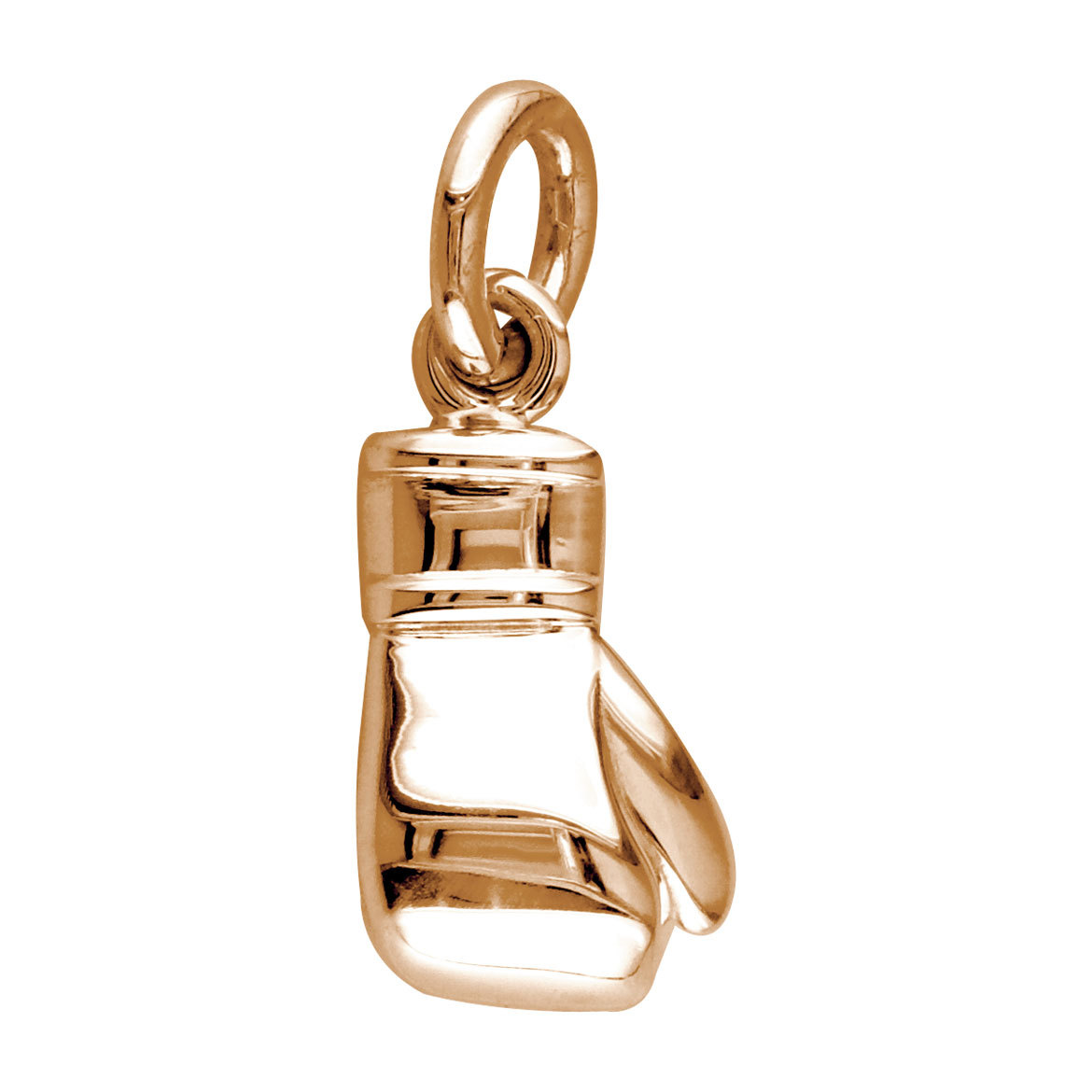 Solid Boxing Glove Charm in 14k Pink (Rose) Gold Other