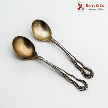 Irving Chocolate Spoons 2 Sterling Silver Wallace 1899 - $78.54